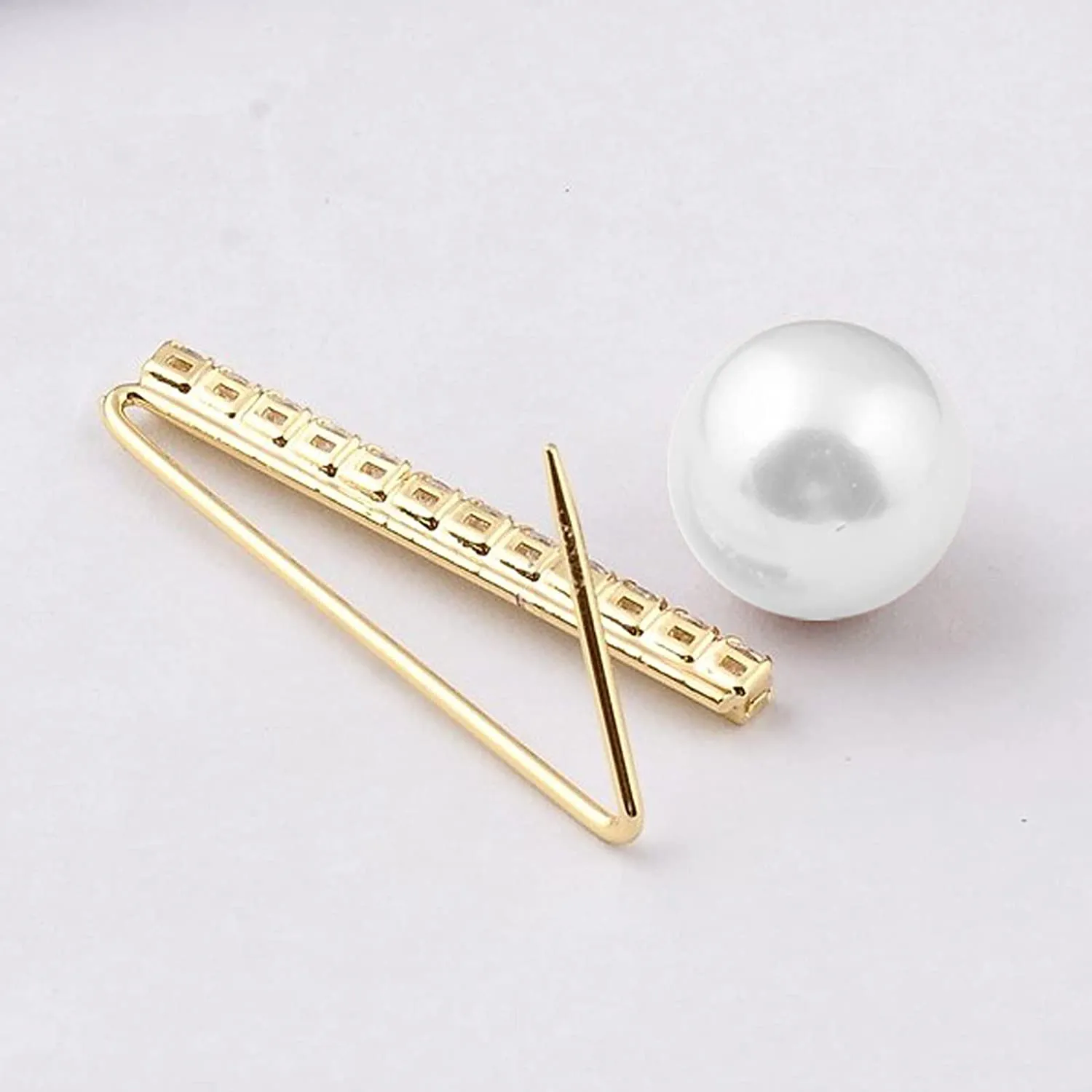 11 Pcs Pearl Brooches CZ Sweater Shawl Safety Pins, Clothing Dresses Decoration Accessories for Women Girls, Perfect Jewelry Gift for Her