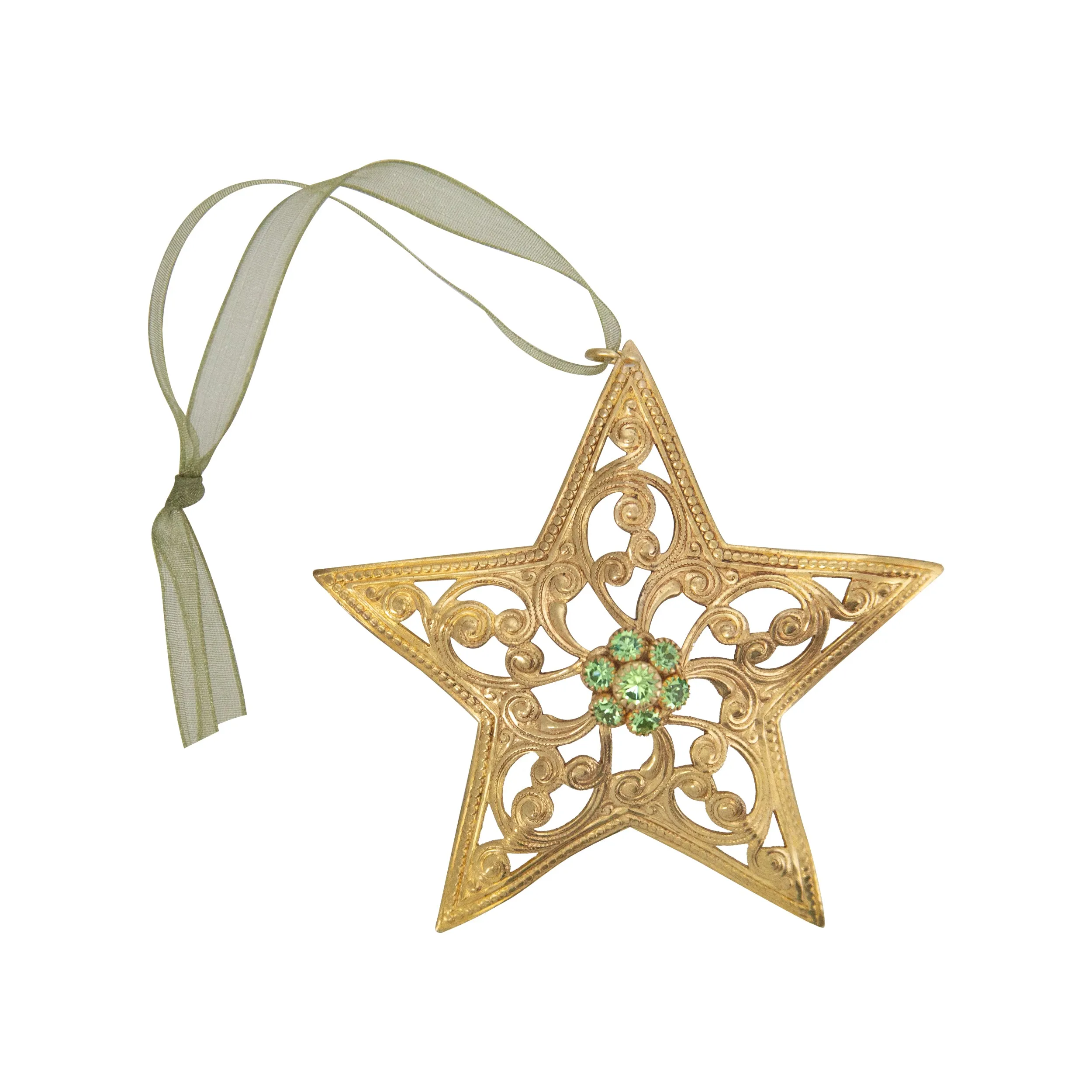 1928 Jewelry Wishing Star Christmas Tree Ornament