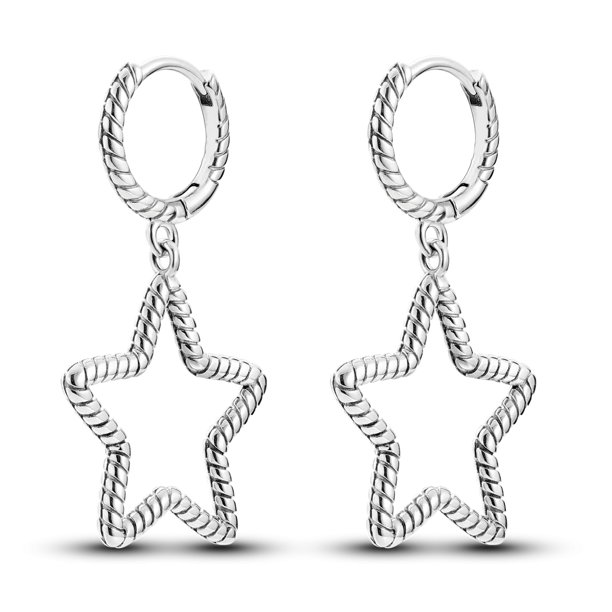 2023 925 Sterling Silver Star Sun Charms Stud Earrings For Women Grils Kids Elegant Wedding Jewelry Gift pendientes mujer moda