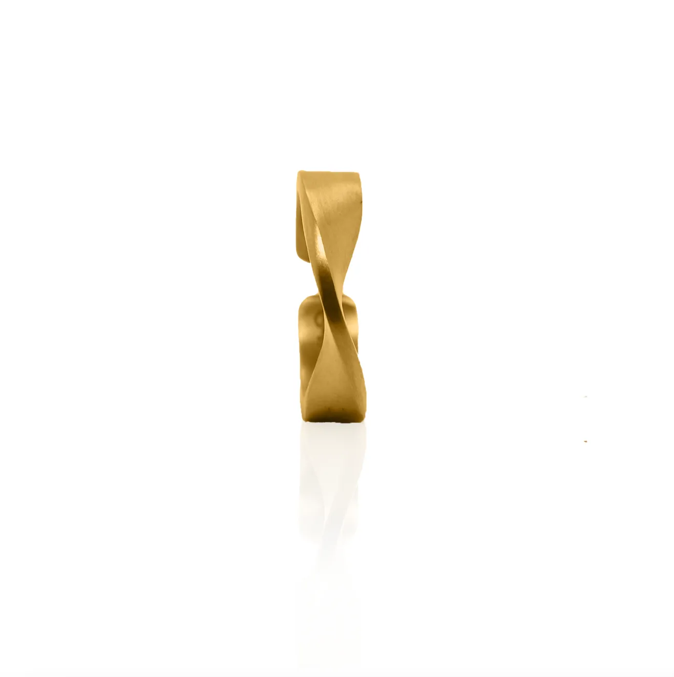 24Kt Gold Modern Tension Ring