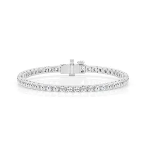 6.00 cttw  Tennis Bracelet with Round Lab Diamond by Mercury Rings