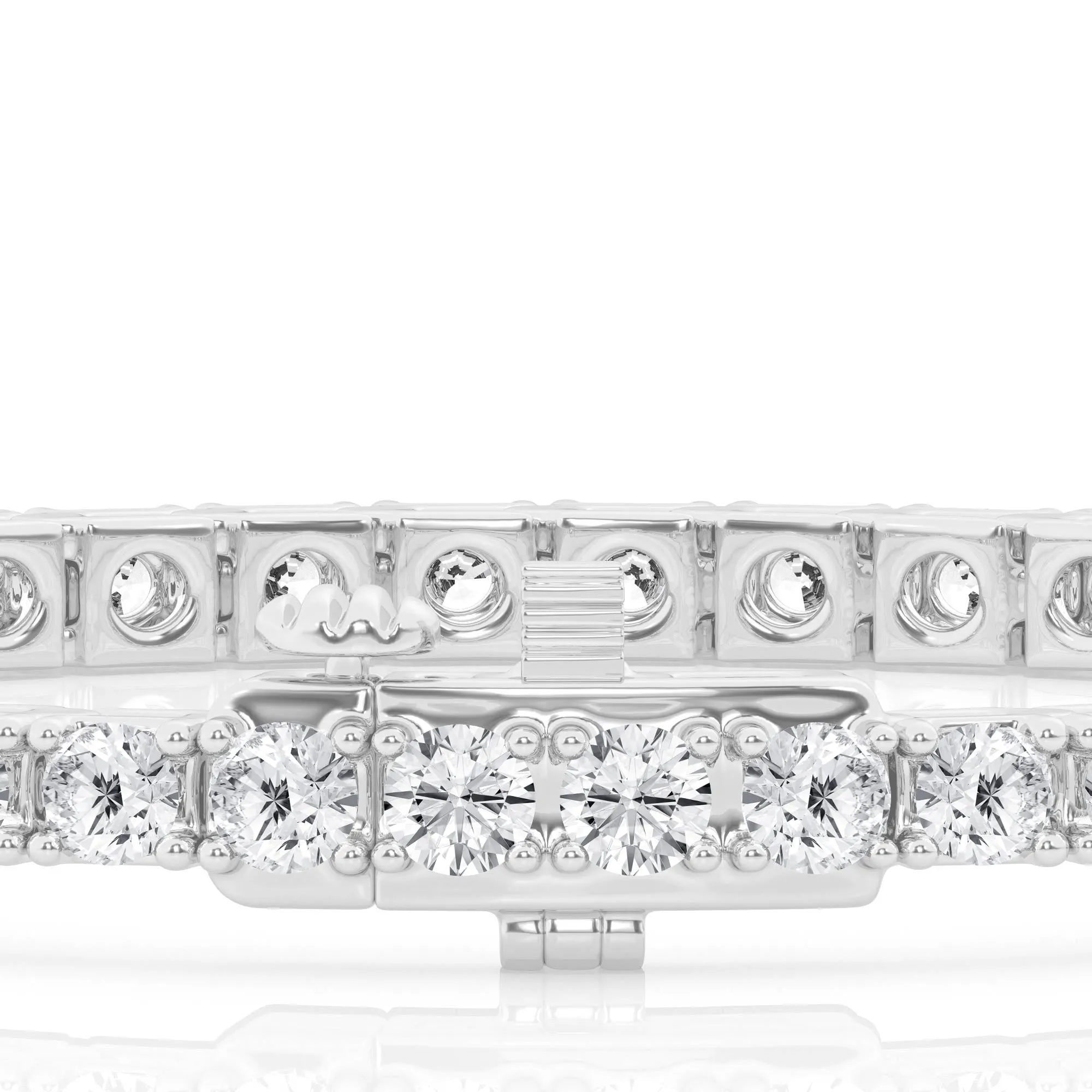 6.00 cttw  Tennis Bracelet with Round Lab Diamond by Mercury Rings