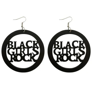 African earrings, wooden earrings | Black girls rock 6cm