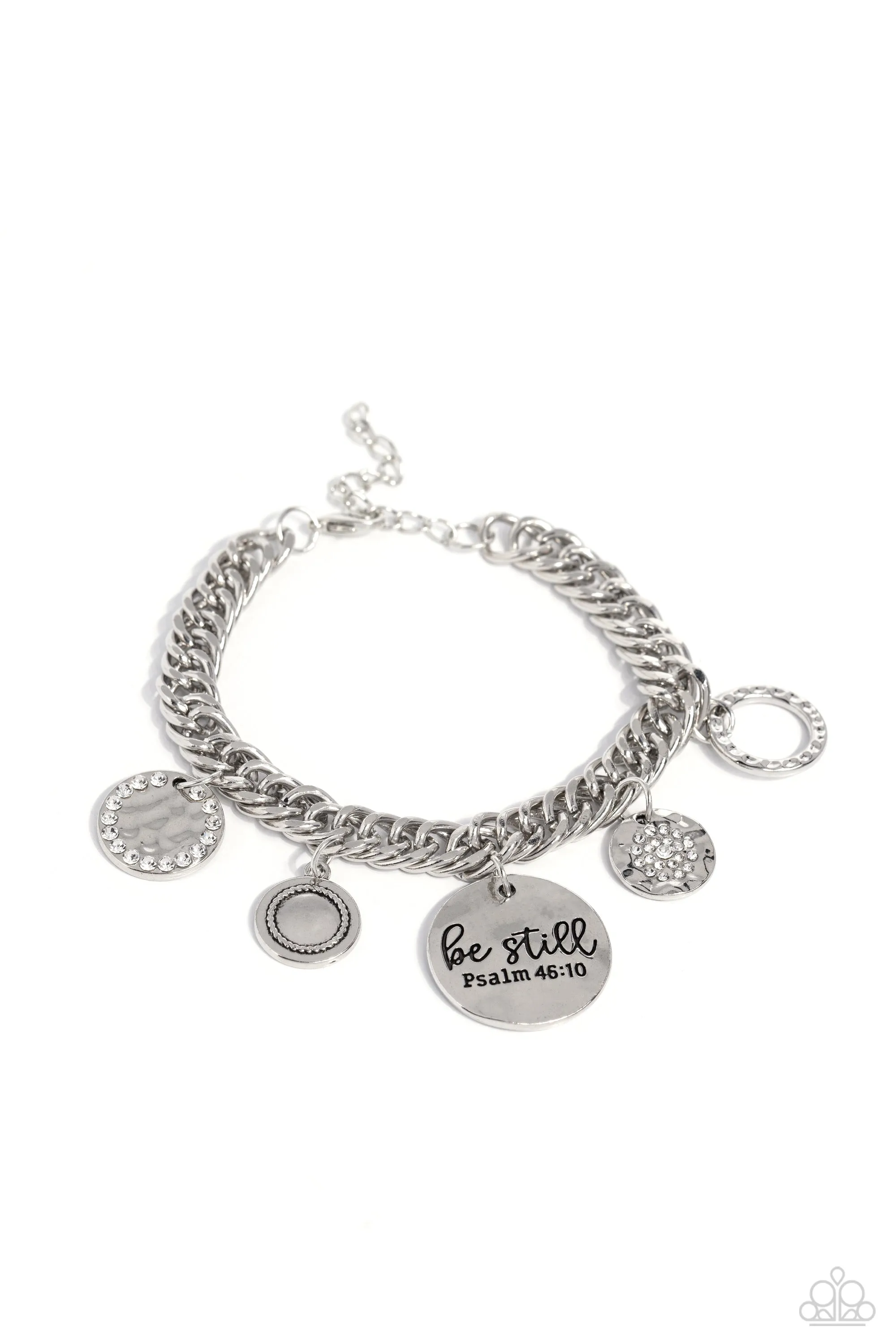 Bracelets GLITTER and Grace - White Inspirational B2328