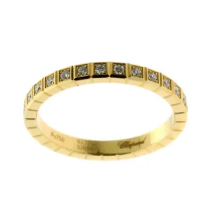 Chopard Ice Cube Diamond Eternity Gold Band Ring