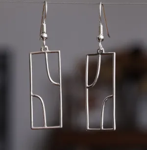 Cosecant Function Earrings (Metal)