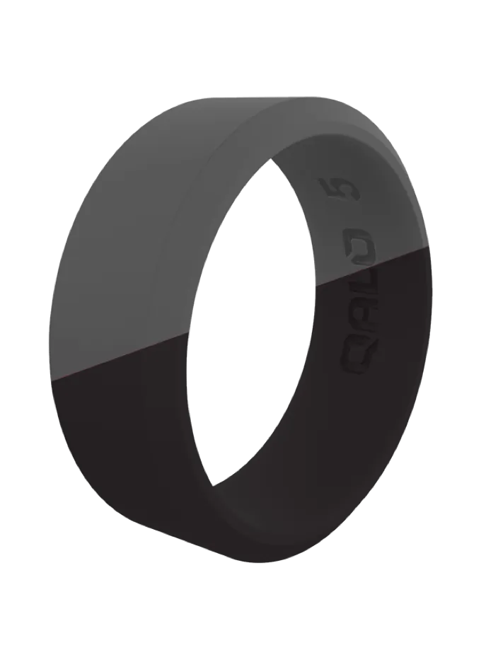 Duo Men's Modern Silicone Ring