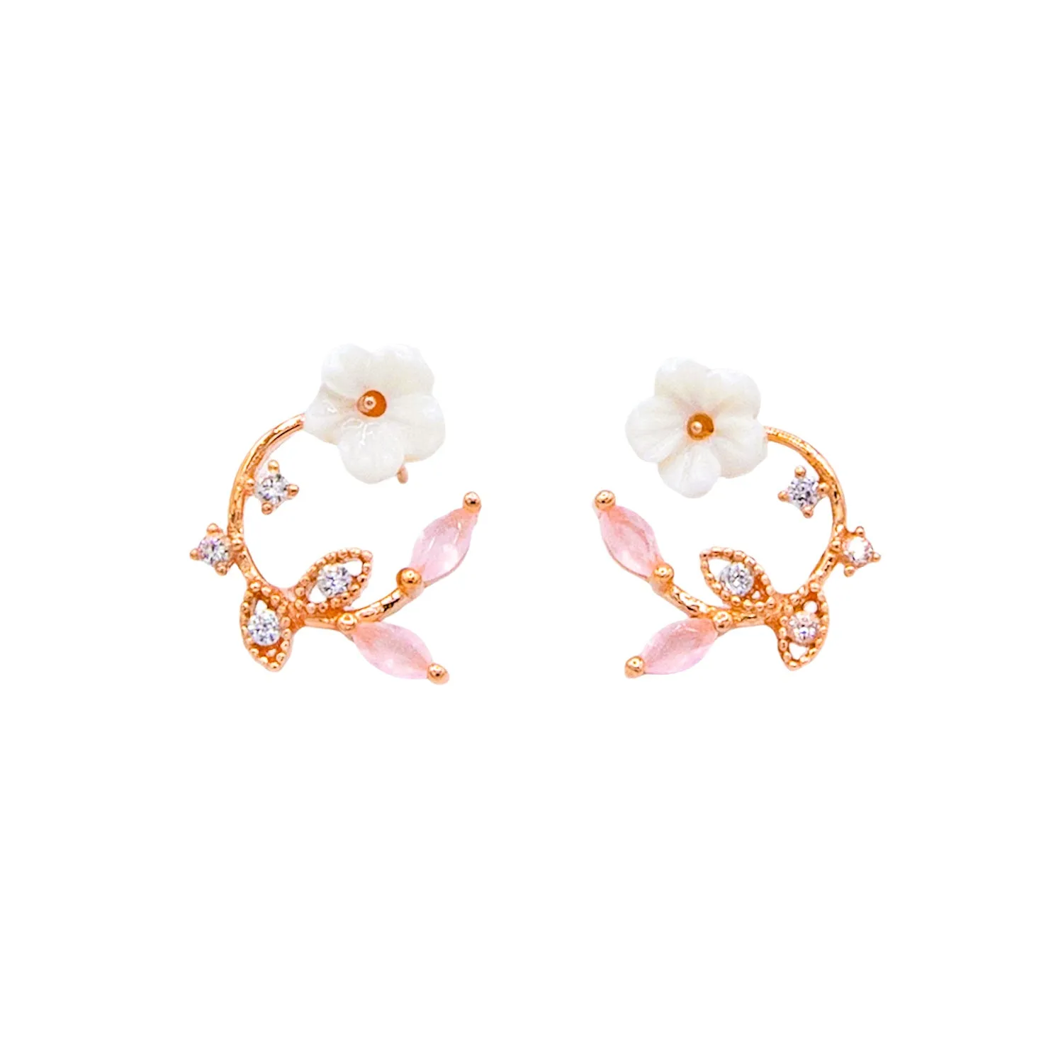 Elegant Pink Earrings