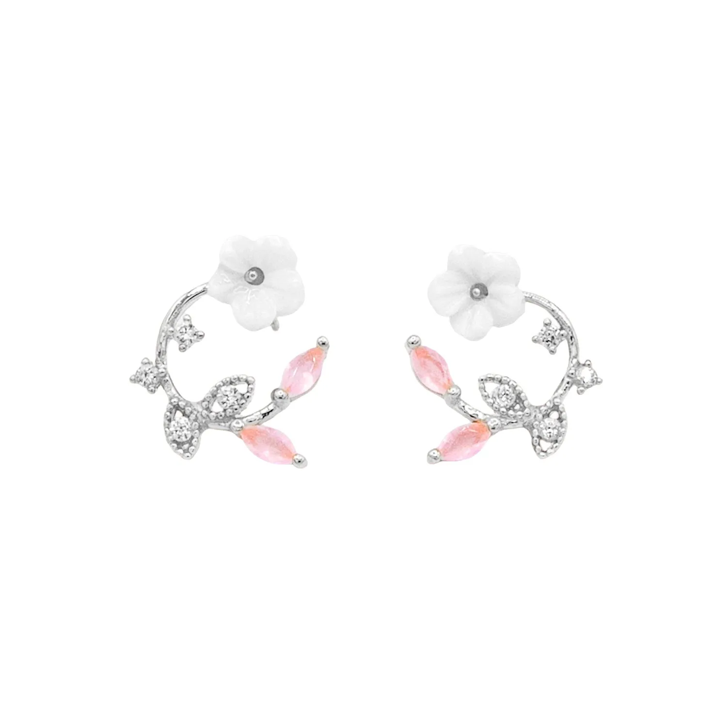 Elegant Pink Earrings