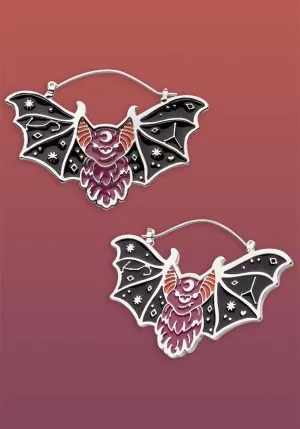 Elysium Bat | PLUG HOOP EARRINGS