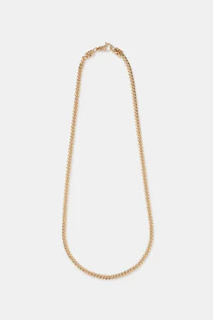 Emanuele Bicocchi Gold Thin Edge Chain Necklace - Gold