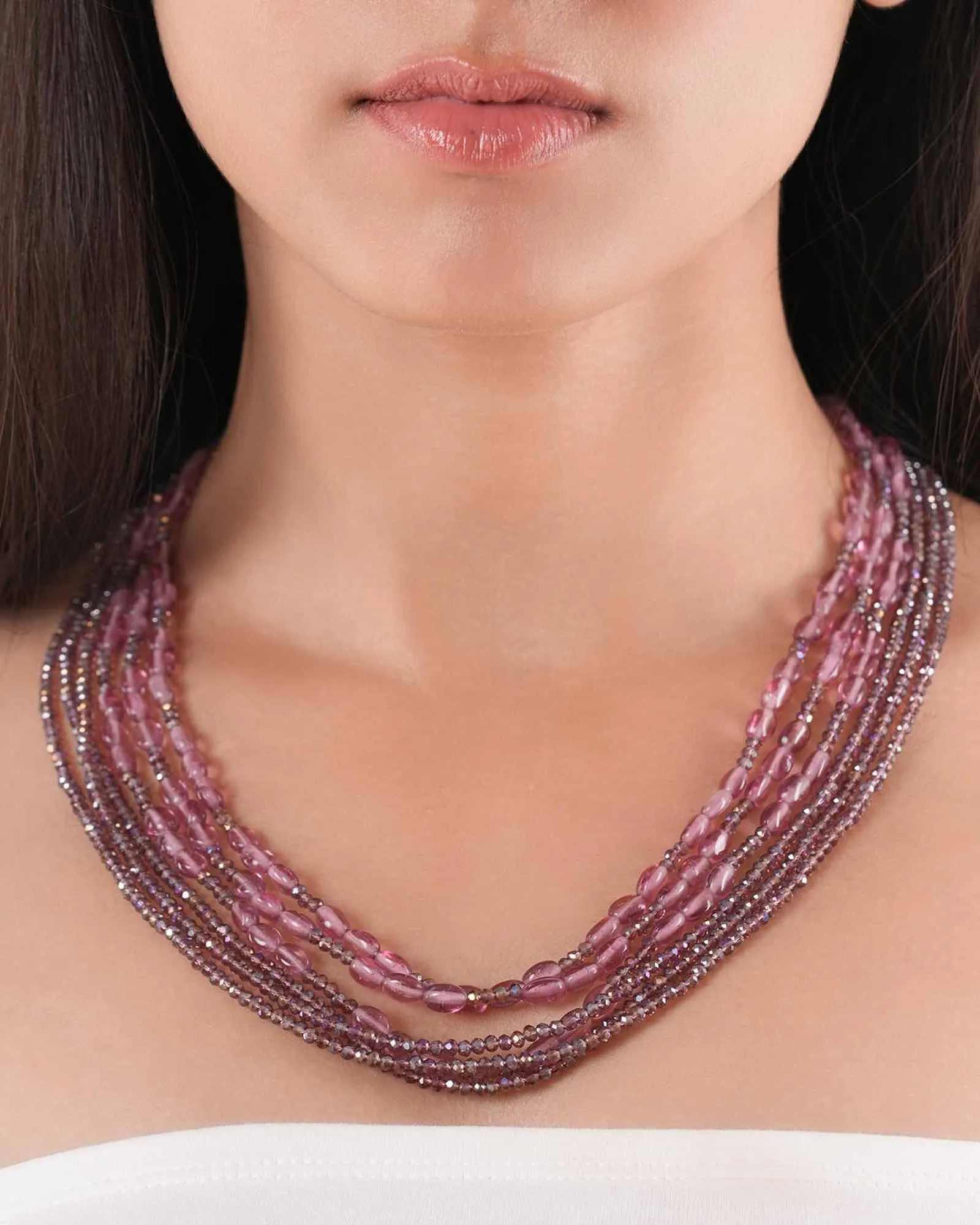 Fiona Wine Necklace