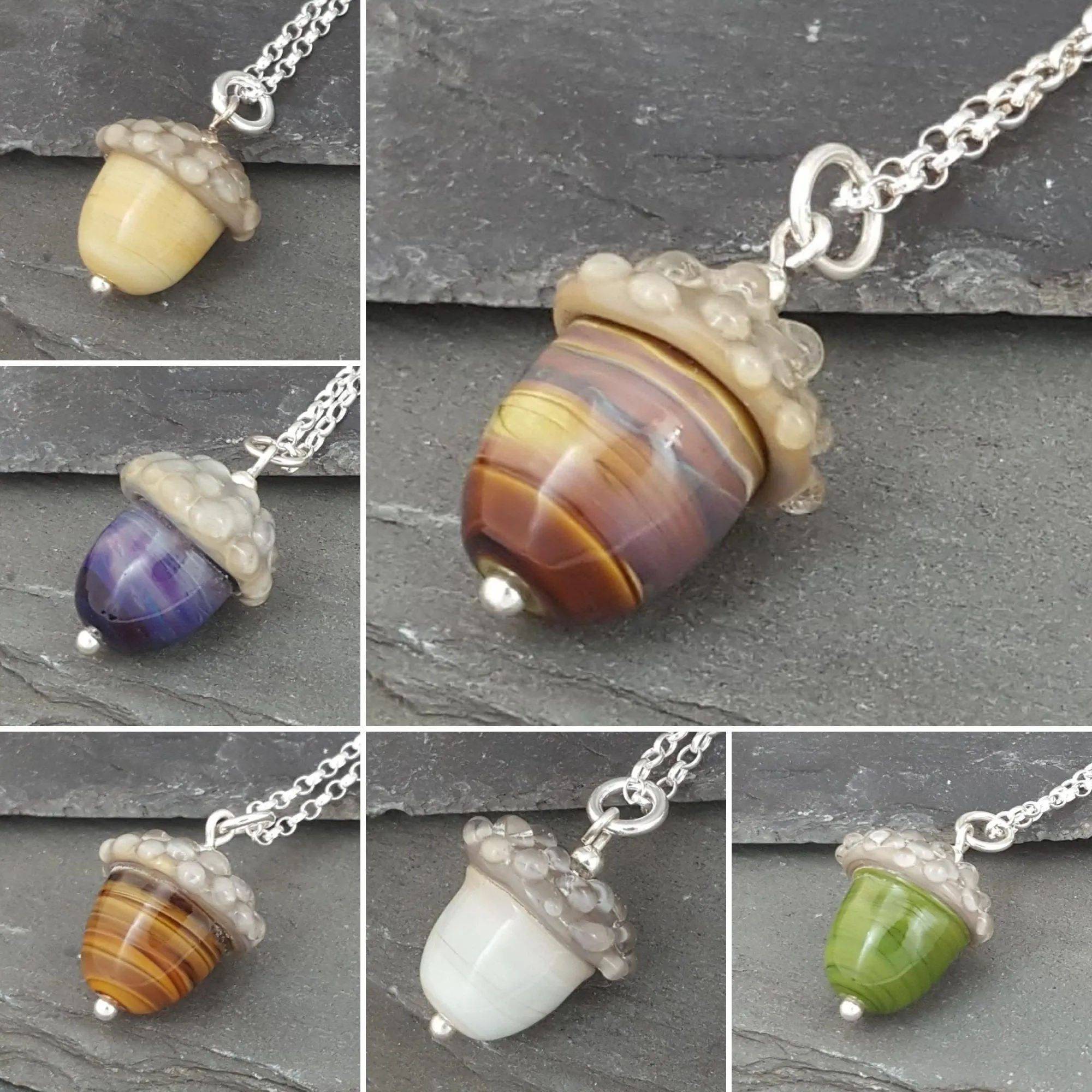 Flora Collection - Acorn Necklaces