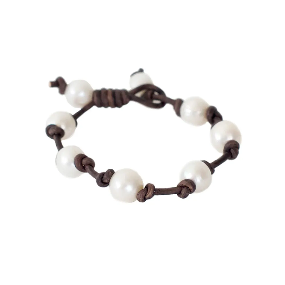 Freshwater Pearl Station Bracelet