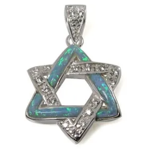 Gleaming Magen David Pendant