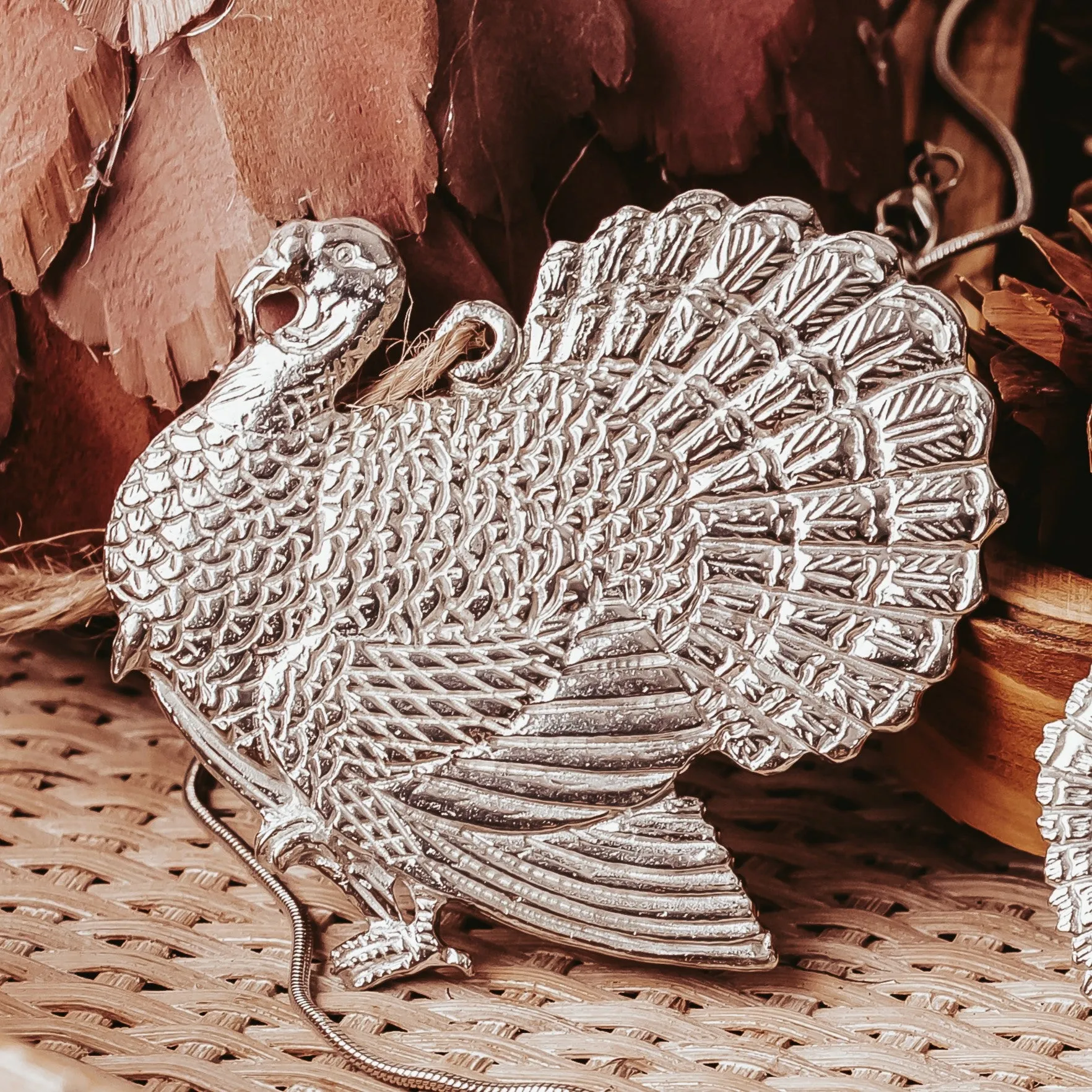 Handmade Turkey Pendant Necklaces - Thanksgiving Jewelry - Turkey Gifts