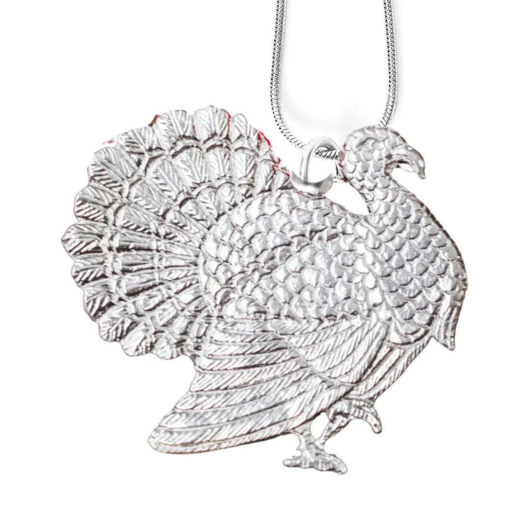 Handmade Turkey Pendant Necklaces - Thanksgiving Jewelry - Turkey Gifts