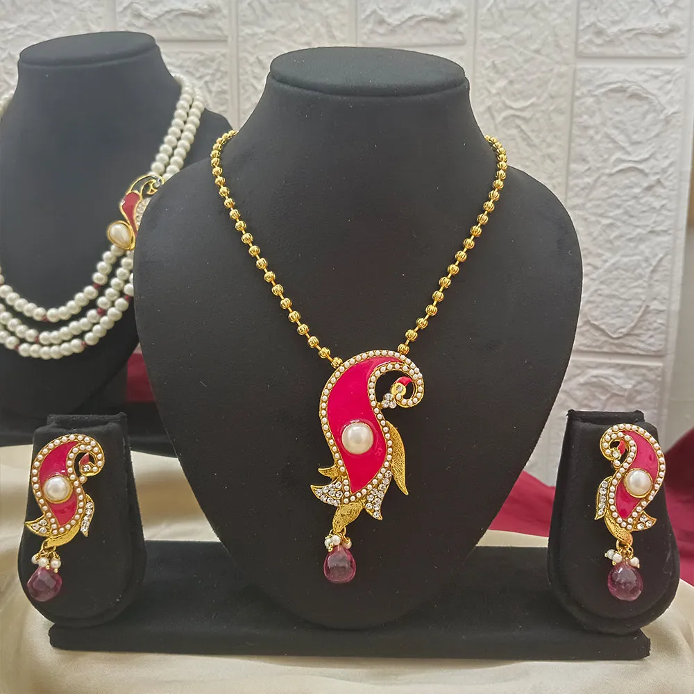 JewelMaze Set Of 3 Necklace Combo