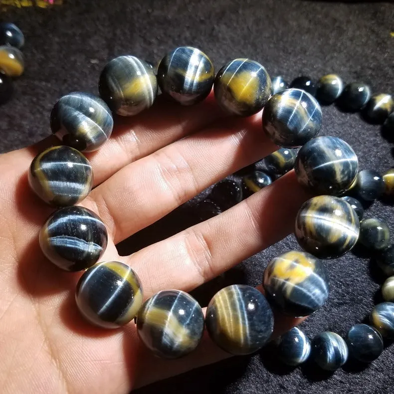 Natural Tiger Eye Stone Bracelets!