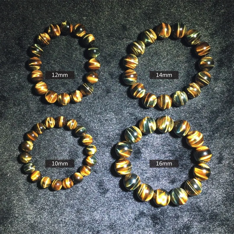 Natural Tiger Eye Stone Bracelets!