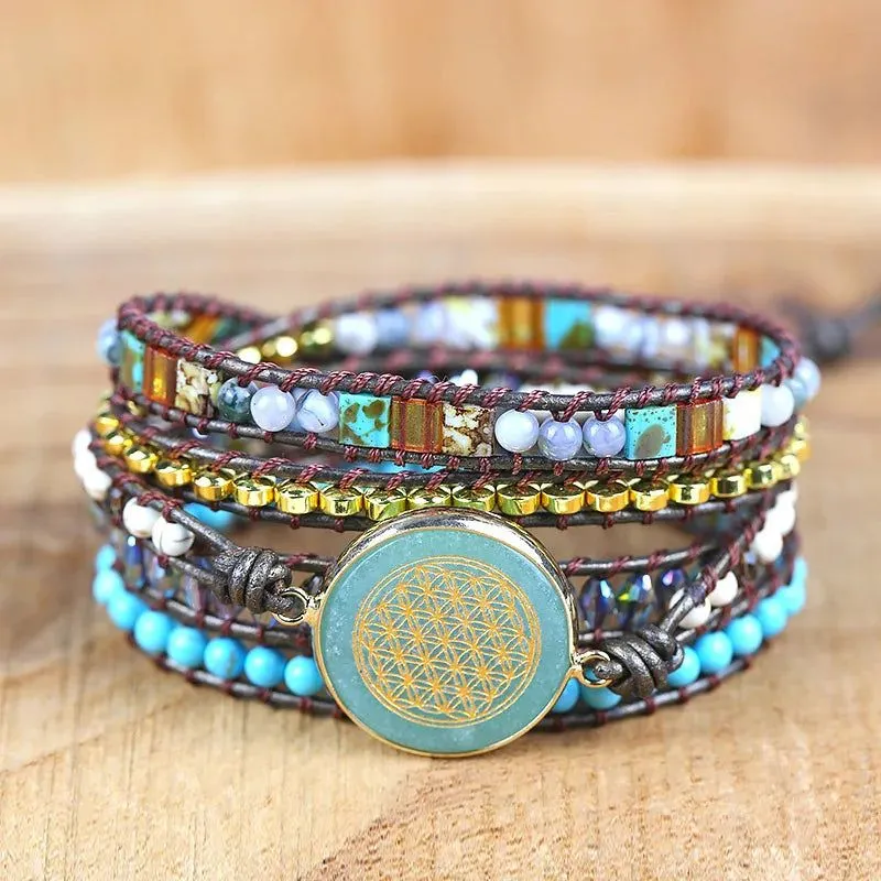 Ocean Breeze Beaded Bracelet