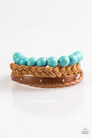 Paparazzi Bracelet ~ Natural Resource - Blue