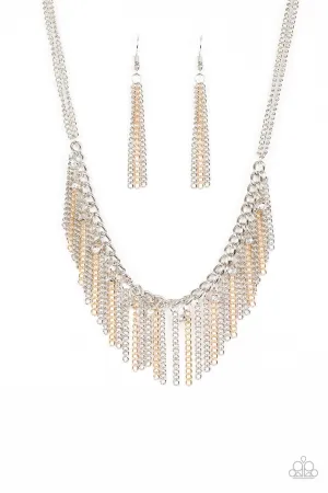 Paparazzi Necklace ~ Retro Edge - Multi