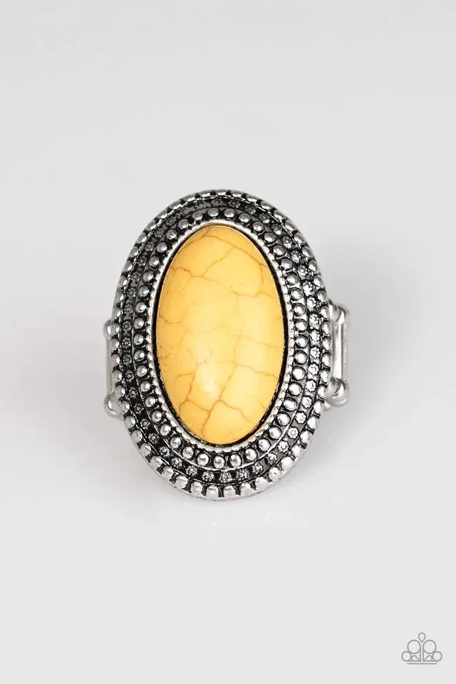 Paparazzi Ring ~ Country Girl Chic - Yellow