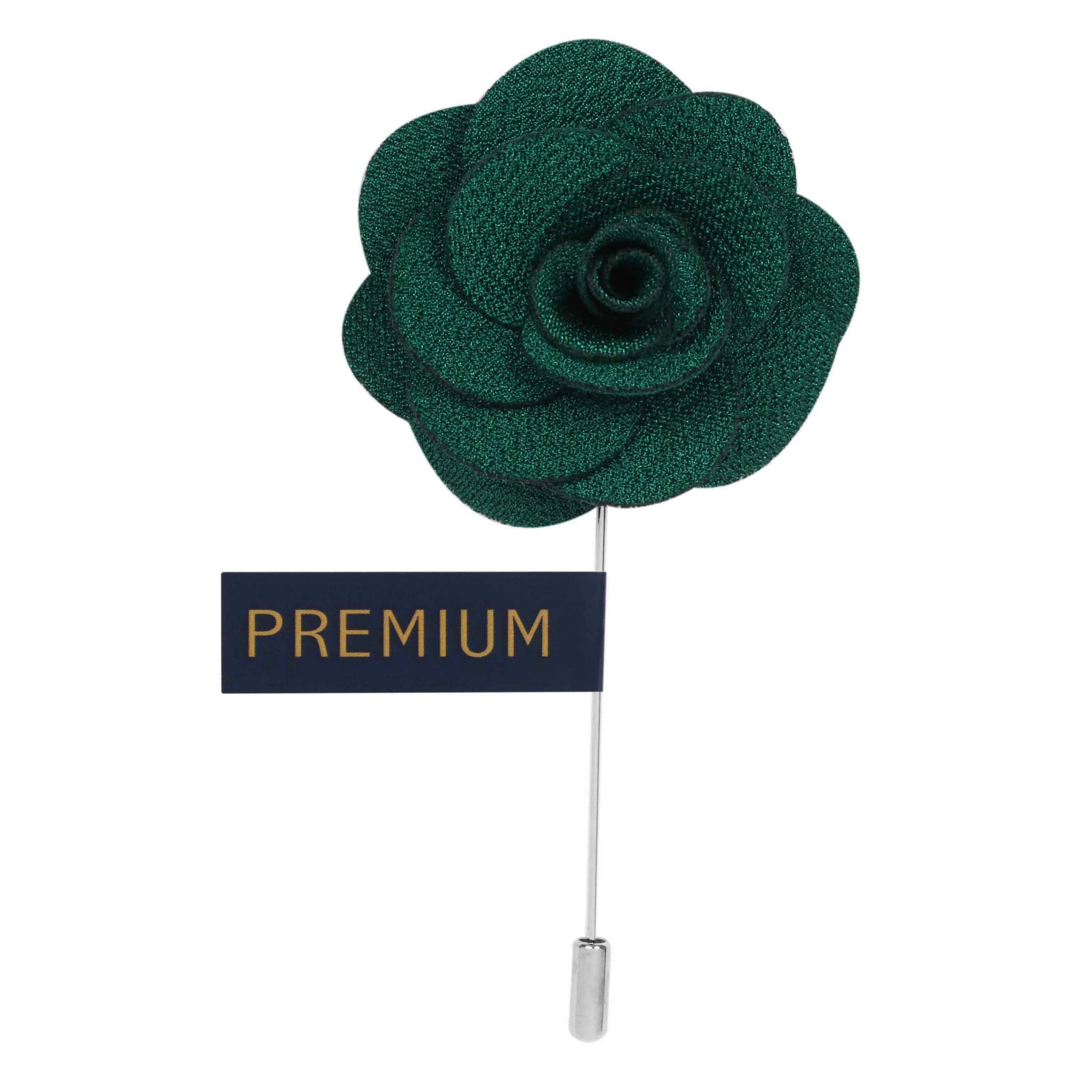 Peluche Brawny Delicacy Dark Green Brooch Lapel Pin