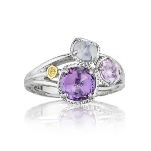 Petite Budding Brilliance Ring featuring Assorted Gemstones