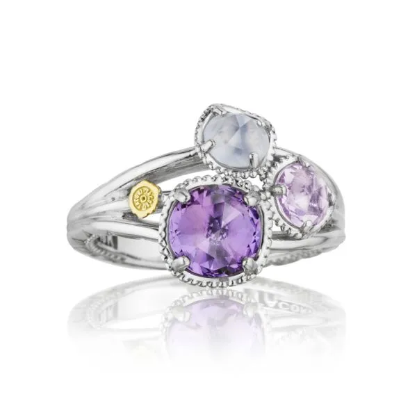 Petite Budding Brilliance Ring featuring Assorted Gemstones