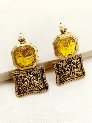 Riddhi Yellow Boutique Earrings