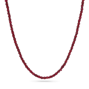 Ruby Bead Necklace