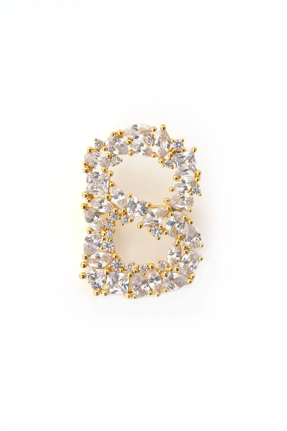 Signature Roca Brooch - Gold