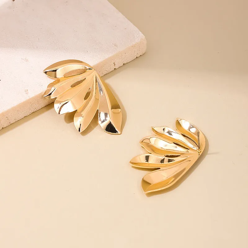 Symmetric Leaf Forest Earrings - Vienna Verve Collection