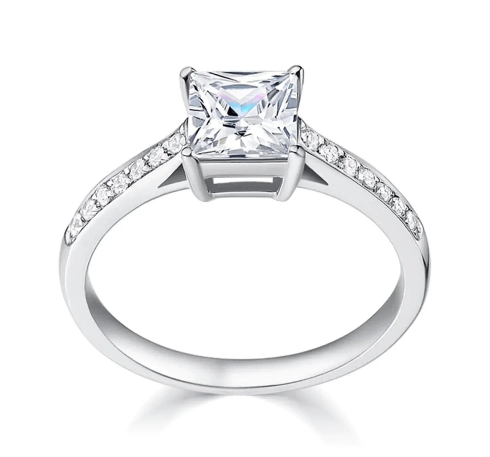 The Caliope Princess Cut Ring