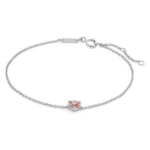 The Pink Mini Solitaire Bracelet