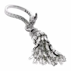 Van Cleef & Arpels Diamond Tassel White Gold Ring